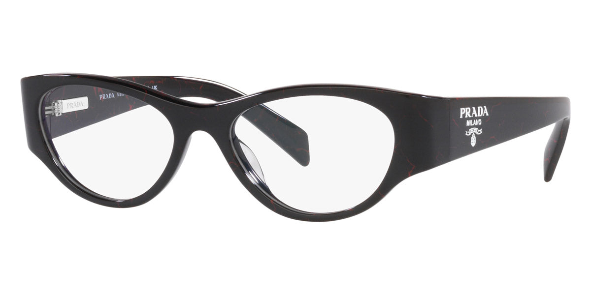 PRADA EYEGLASSES - PR 06ZV 11F1O1 52 - Etruscan Black Marble