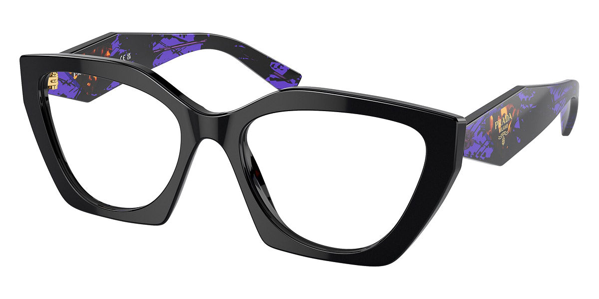PRADA EYEGLASSES - PR 09YV 19S1O1 54 - Black/Abstract Viola