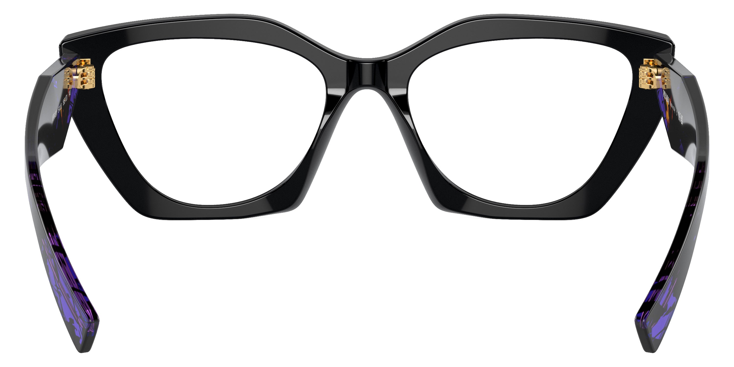 PRADA EYEGLASSES - PR 09YV 19S1O1 54 - Black/Abstract Viola