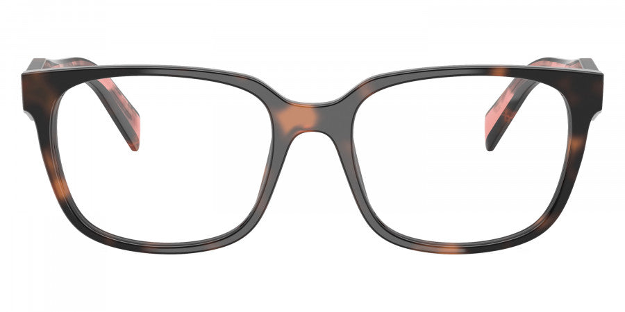 PRADA EYEGLASSES - PR 17ZV 23A1O1 54 - Mauve Tortoise/Spotted Pink