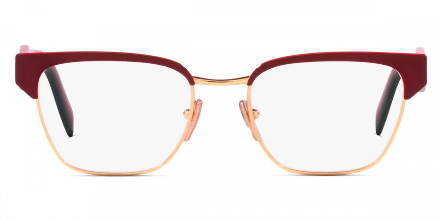PRADA EYEGLASSES - PR 65YV 16A1O1 53 - Red/Rose Gold