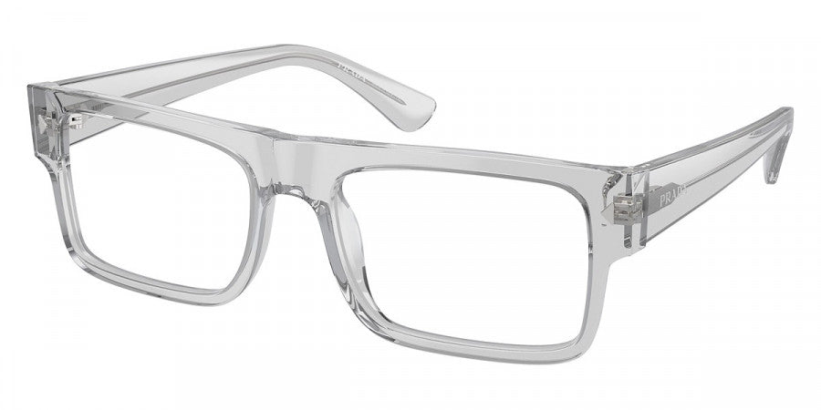 PRADA EYEGLASSES - PR A01V 17P1O1 55 - Transparent Gray