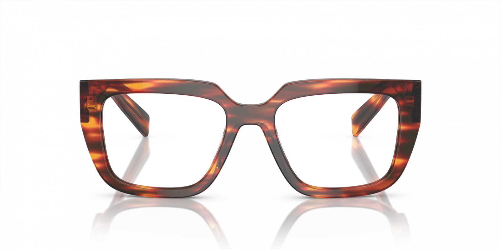 PRADA EYEGLASSES - PR A03V 13O1O1 52 - Havana Red