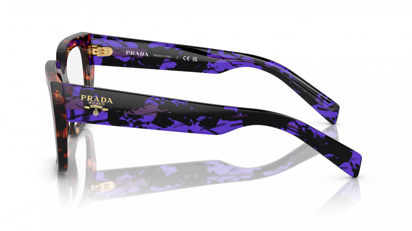 PRADA EYEGLASSES - PR A03V 14O1O1 52 - Havana Magma/Havana Purple