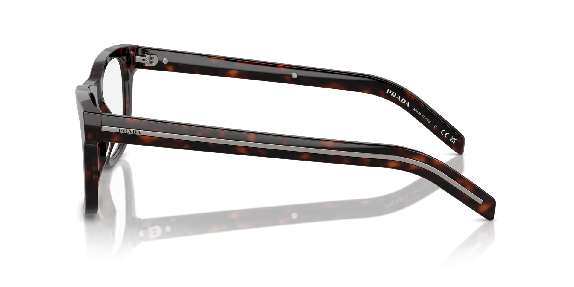 PRADA EYEGLASSES - PR A13V 17N1O1 54 - Radica Tortoise