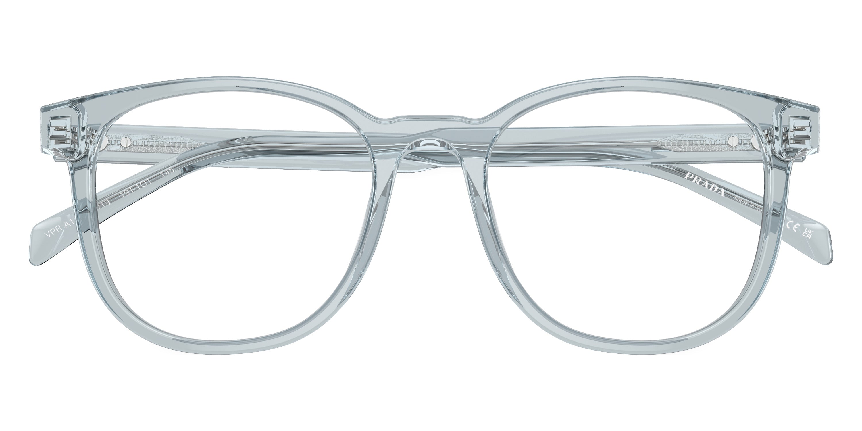 PRADA EYEGLASSES - PR A15V 19T1O1 52 - Transparent Azure