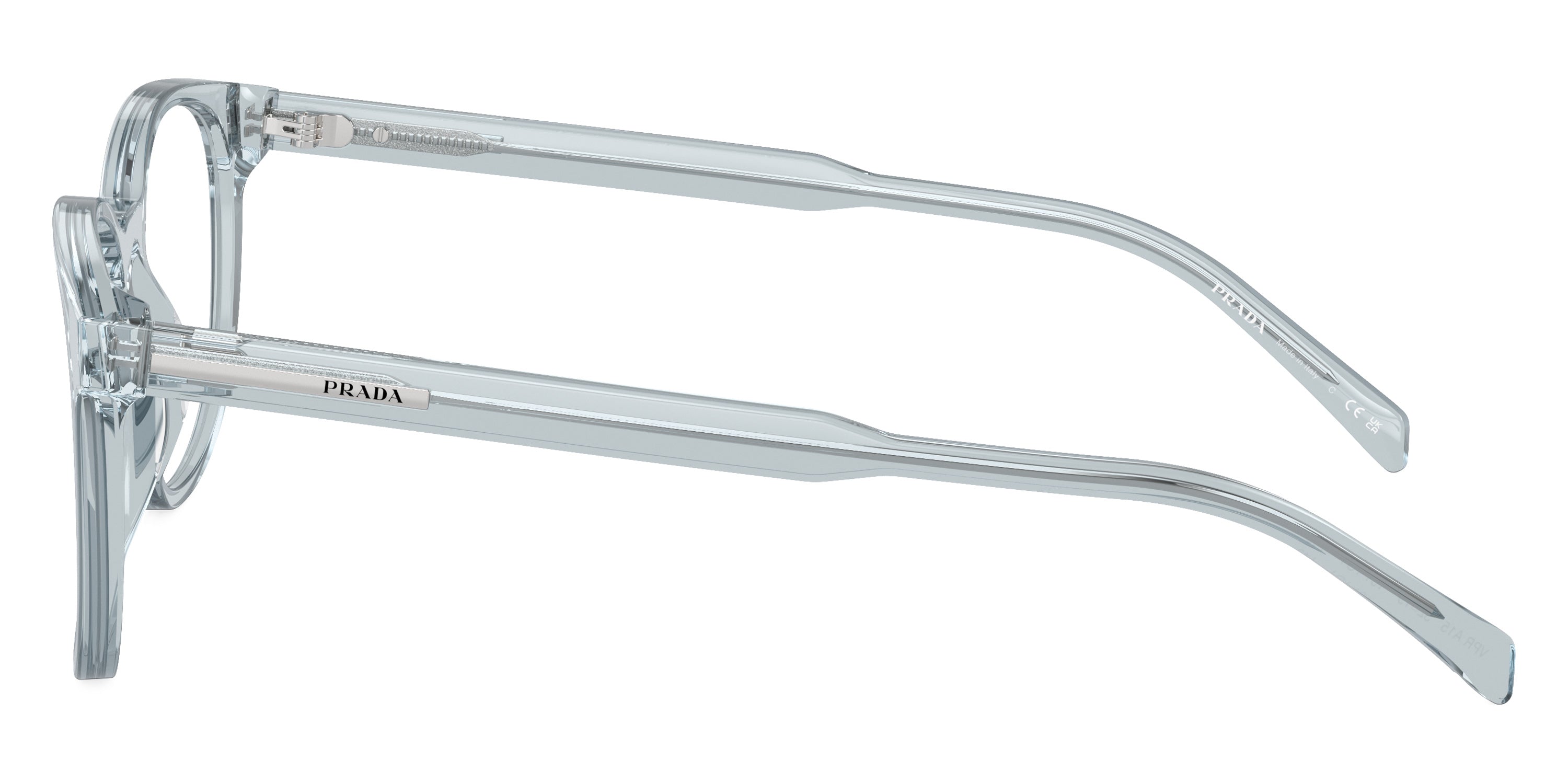 PRADA EYEGLASSES - PR A15V 19T1O1 52 - Transparent Azure