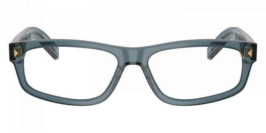 PRADA EYEGLASSES - PR B02V 17T1O1 57 - Pale Gold Plated/Transparent Ocean/Silver