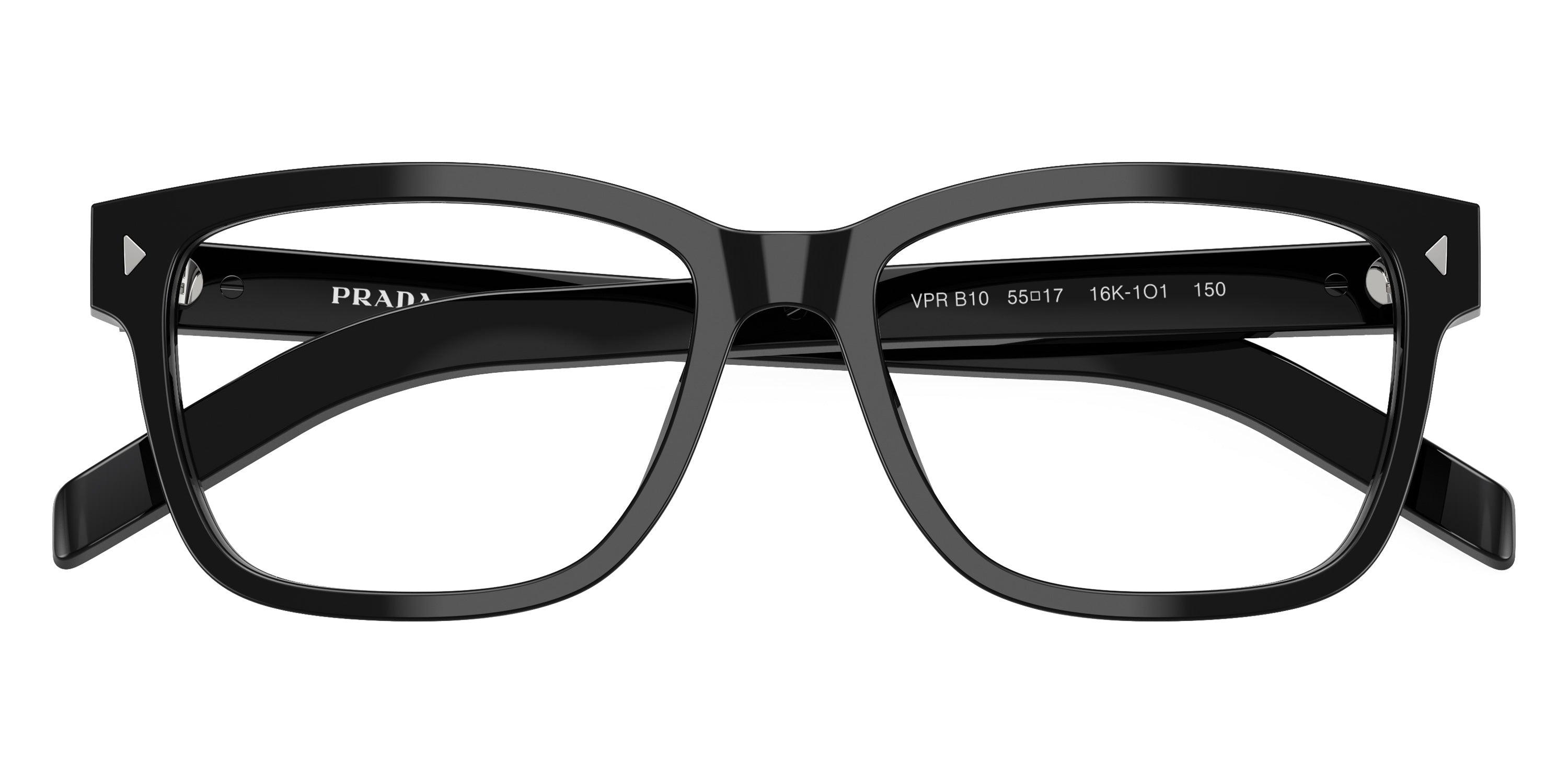 PRADA EYEGLASSES - PR B10V 16K1O1 55 - Black/Silver