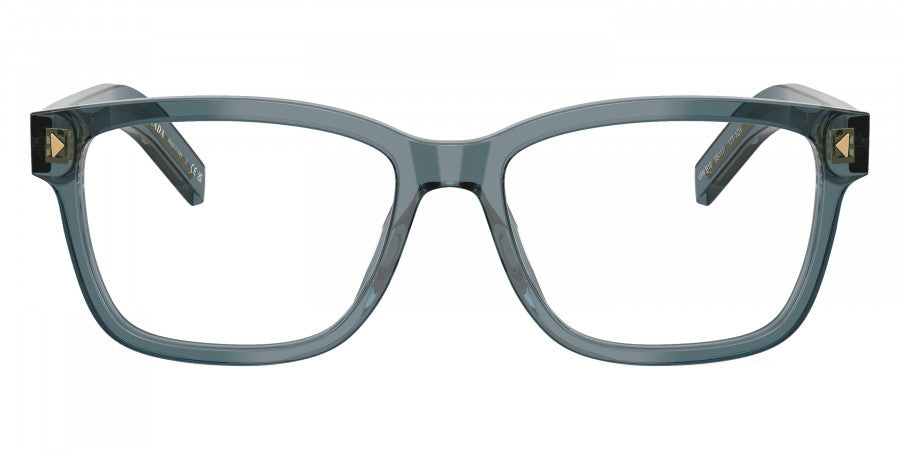 PRADA EYEGLASSES - PR B10V 17T1O1 55 - Transparent Ocean/Silver