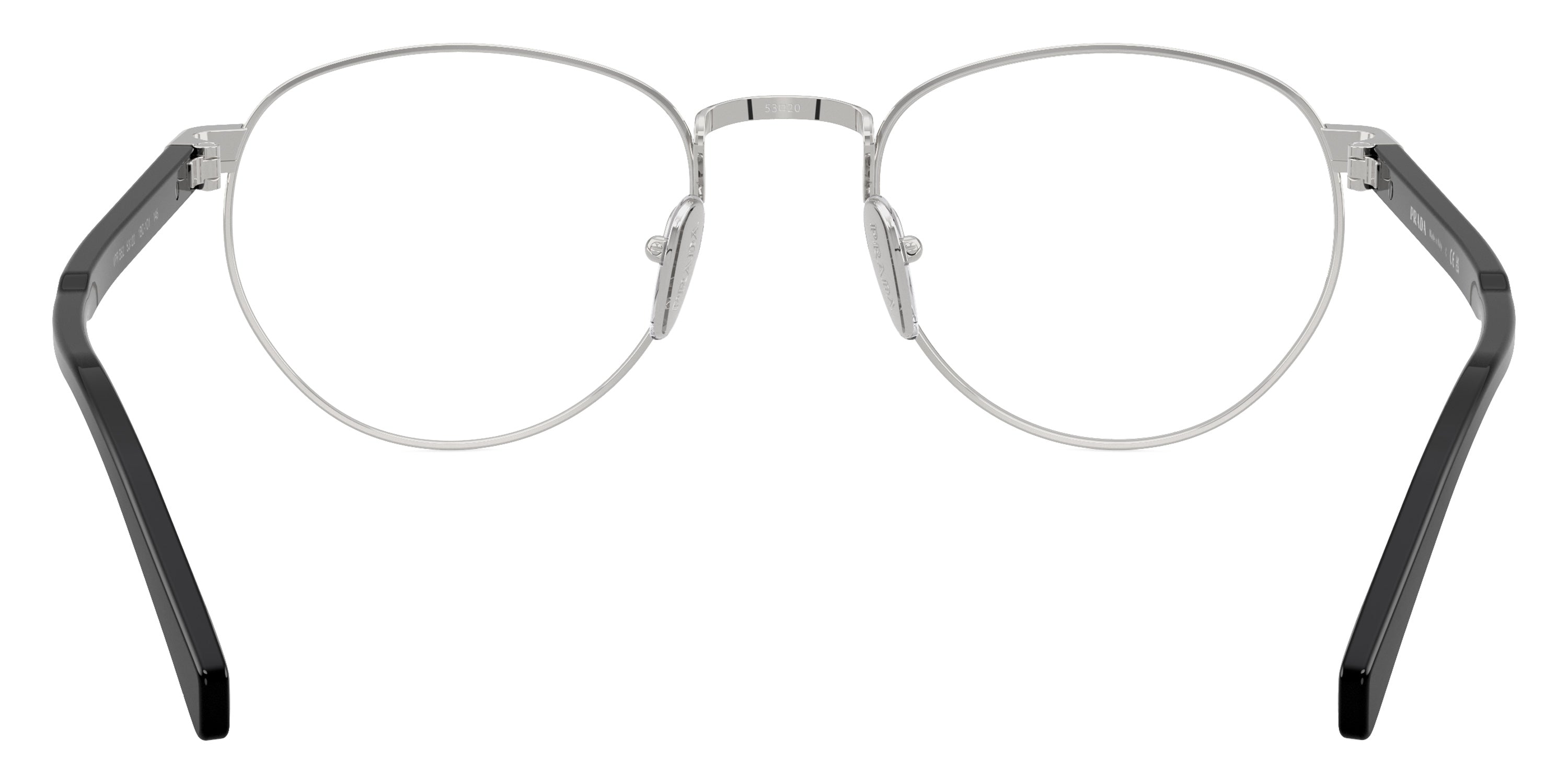 PRADA EYEGLASSES - PR B52V 1BC1O1 53 - Silver/Black