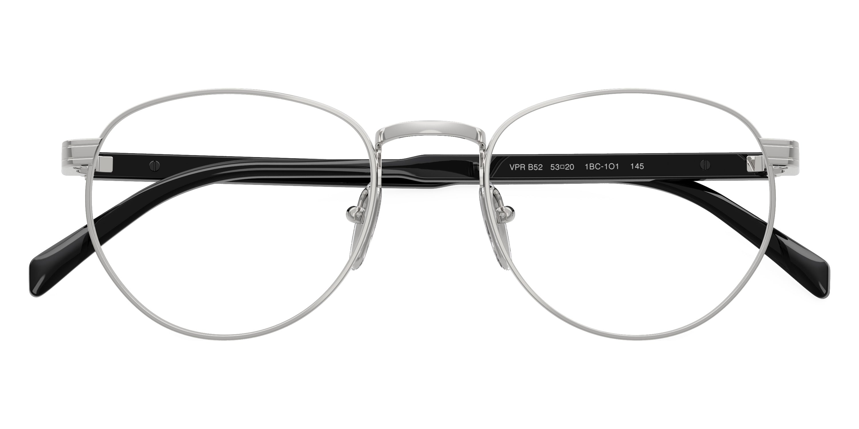 PRADA EYEGLASSES - PR B52V 1BC1O1 53 - Silver/Black