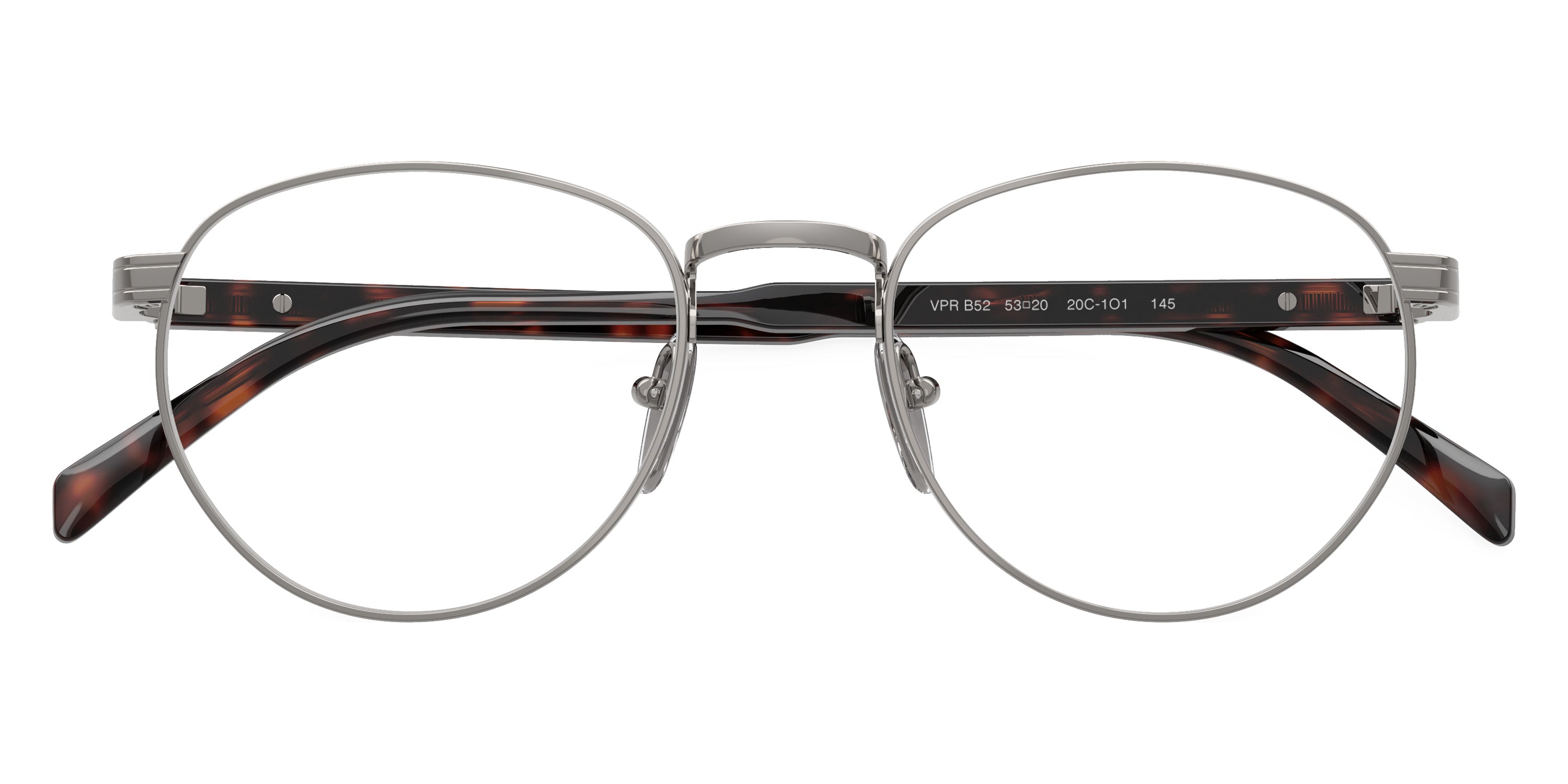 PRADA EYEGLASSES - PR B52V 20C1O1 53 - Gunmetal/Root Havana