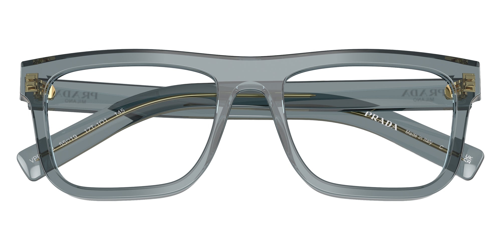 PRADA EYEGLASSES - PR C03V 17T1O1 53 - Transparent Ocean