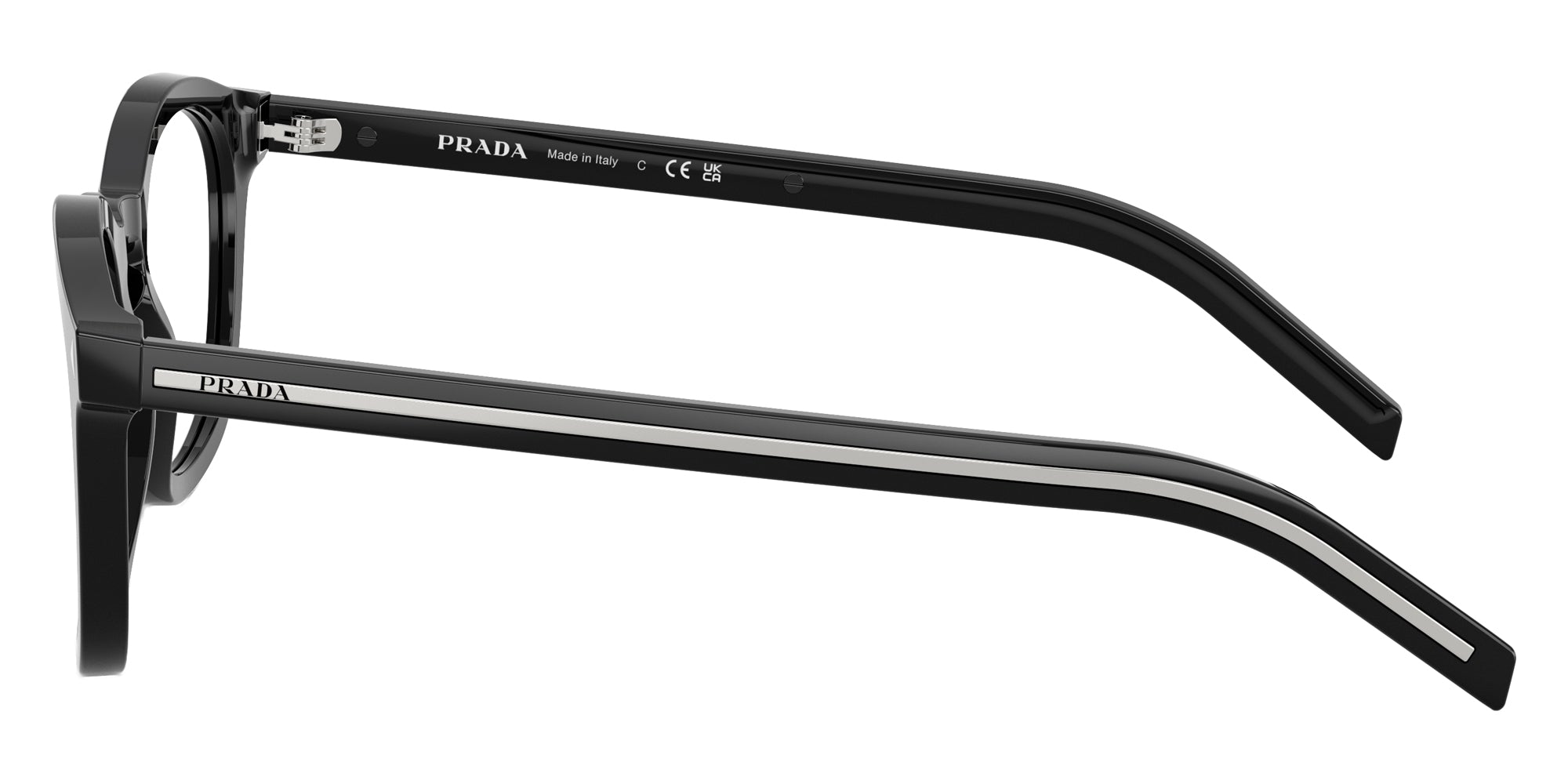 PRADA EYEGLASSES - PR C04V 16K1O1 51 - Black