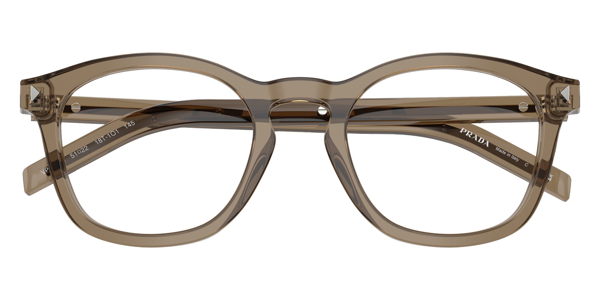 PRADA EYEGLASSES - PR C04V 18T1O1 51 - Transparent Terra