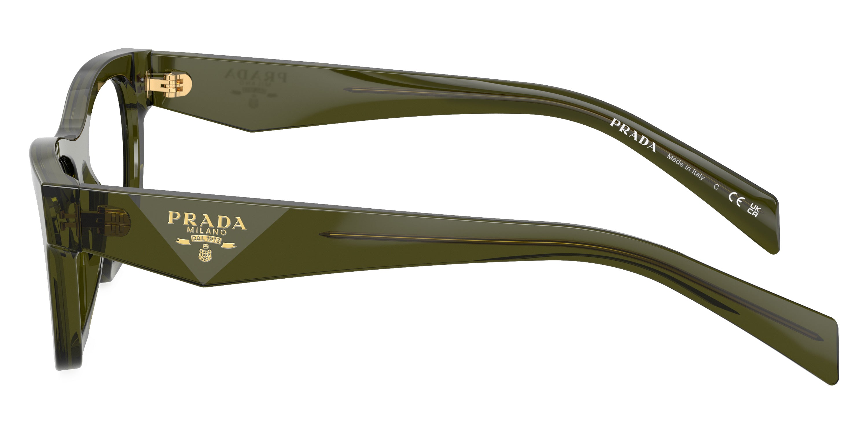 PRADA EYEGLASSES RUNWAY - PR B01V 19Z1O1 52 - Transparent Bottle