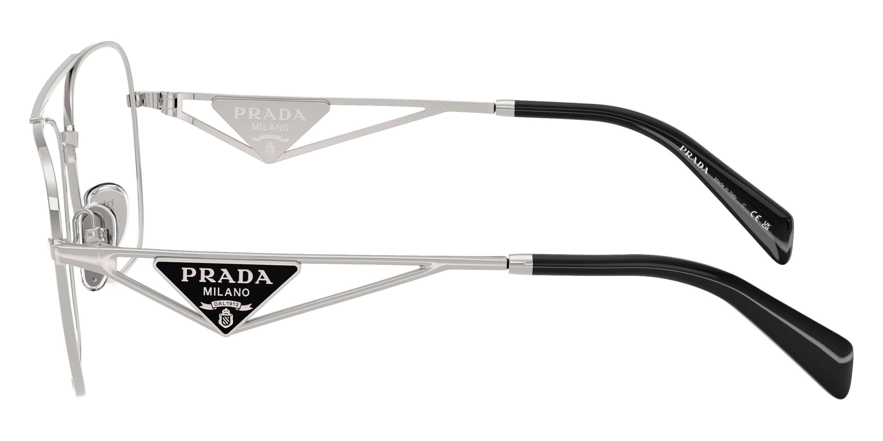 PRADA EYEGLASSES RUNWAY - PR B50V 1BC1O1 57 - Silver