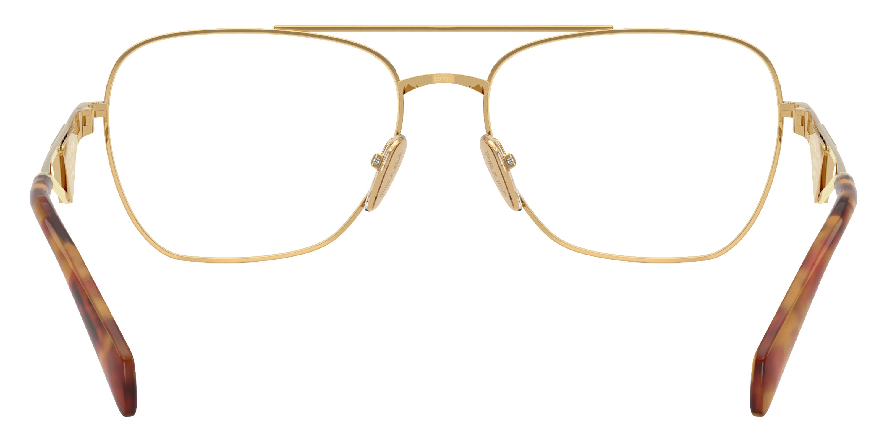 PRADA EYEGLASSES RUNWAY - PR B50V 5AK1O1 57 - Gold