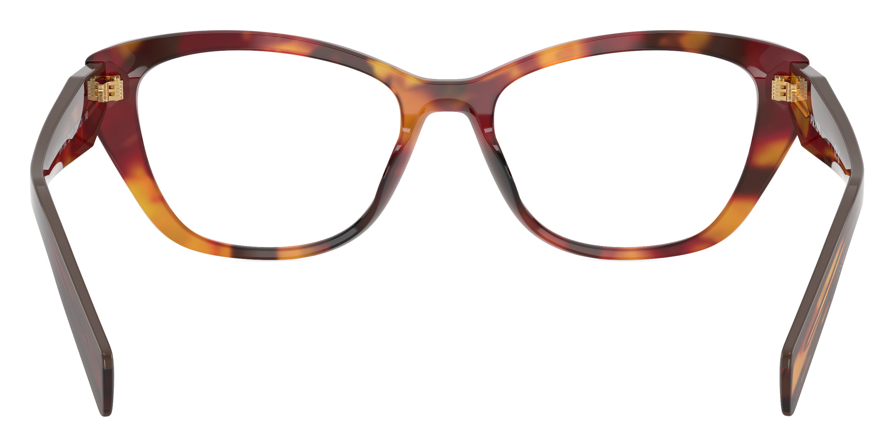 PRADA EYEGLASSES SYMBOLE - PR 19WV 22A1O1 53 - Poppy Tortoise/Bordeaux