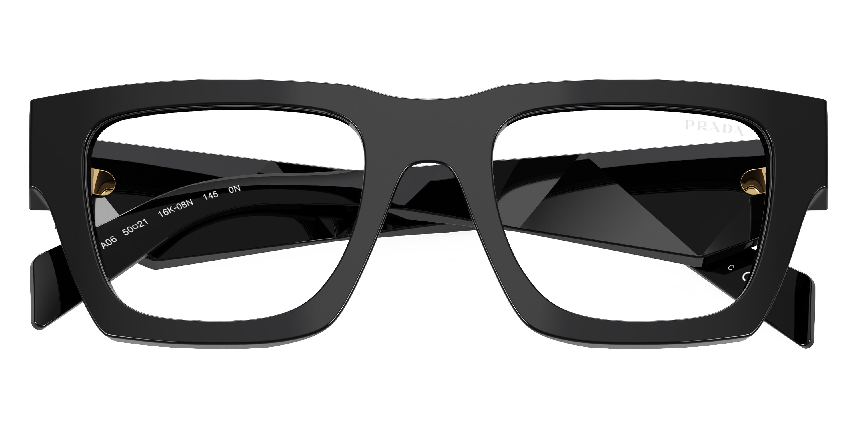 PRADA EYEGLASSES SYMBOLE - PR A06S 16K08N 50 - Black