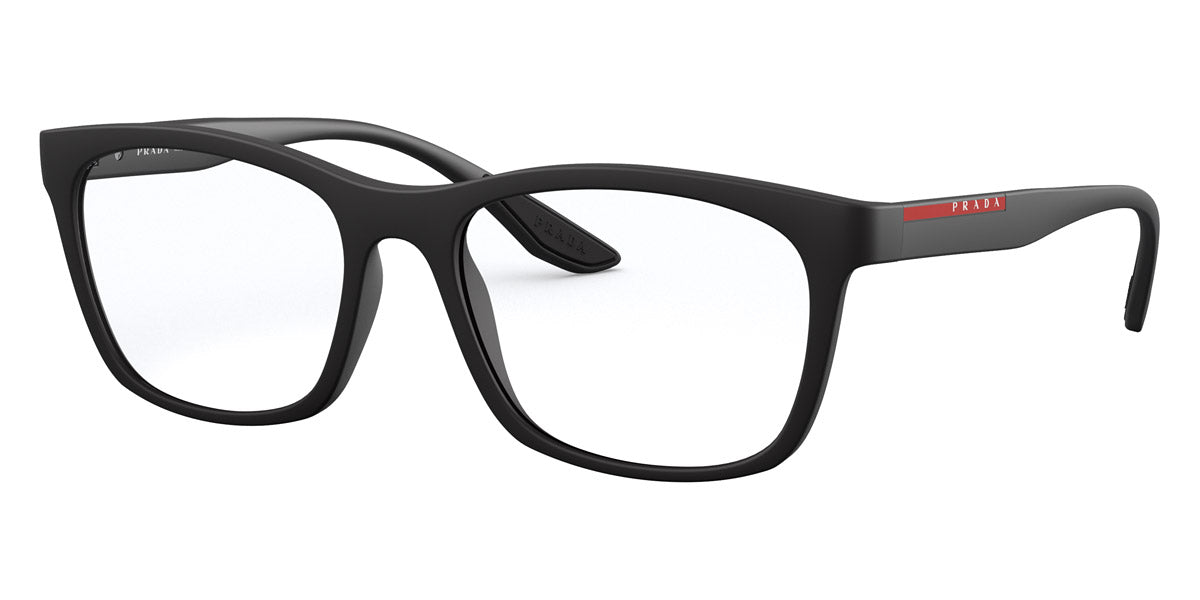 PRADA LINEA ROSSA EYEGLASSES - PS 02NV DG01O1 55 - Black Rubber