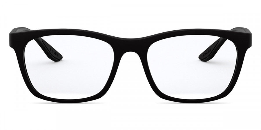 PRADA LINEA ROSSA EYEGLASSES - PS 02NV DG01O1 55 - Black Rubber