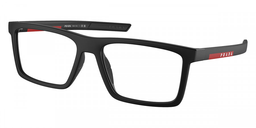 PRADA LINEA ROSSA EYEGLASSES - PS 02QV 1BO1O1 54 - Matte Black