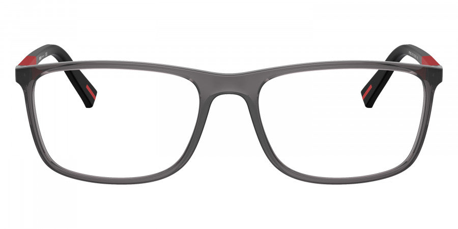 PRADA LINEA ROSSA EYEGLASSES - PS 03QV 01D1O1 55 - Transparent Anthracite/Rubbered Black
