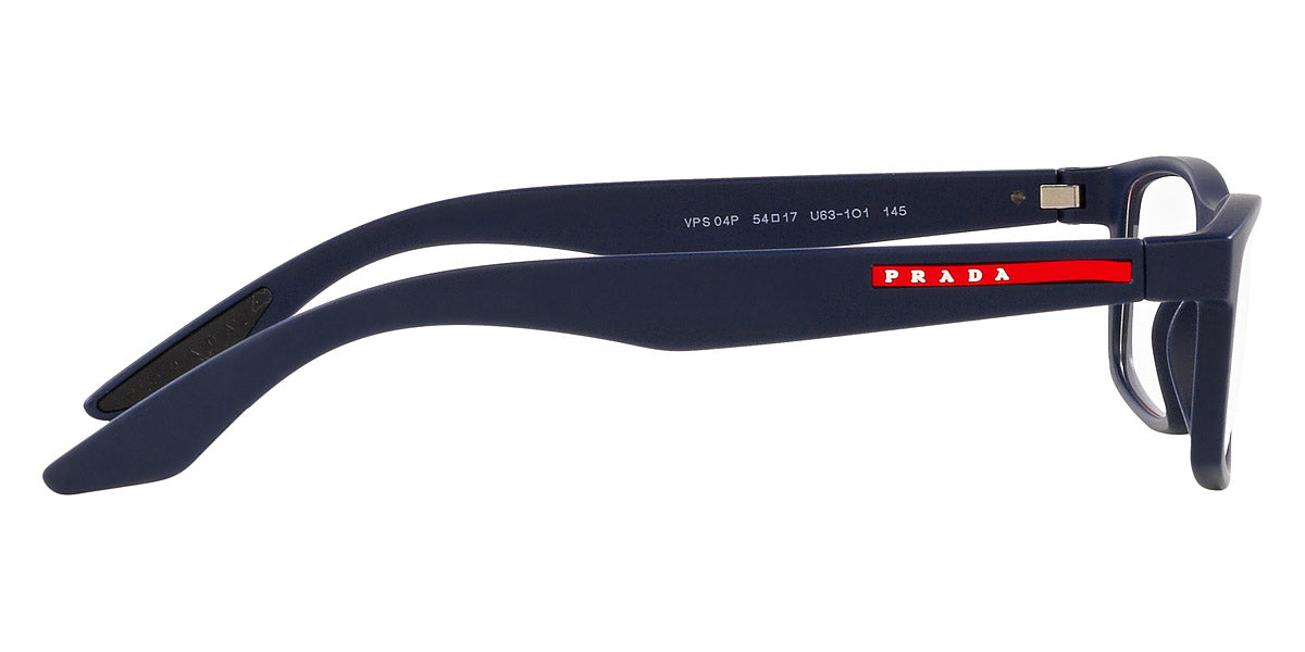 PRADA LINEA ROSSA EYEGLASSES - PS 04PV U631O1 56 - Blue Rubber