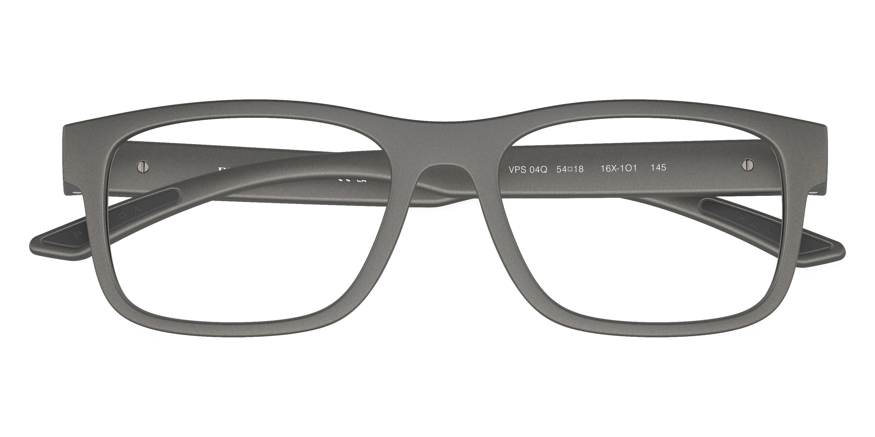 PRADA LINEA ROSSA EYEGLASSES - PS 04QV 16X1O1 54 - Grigio Metal
