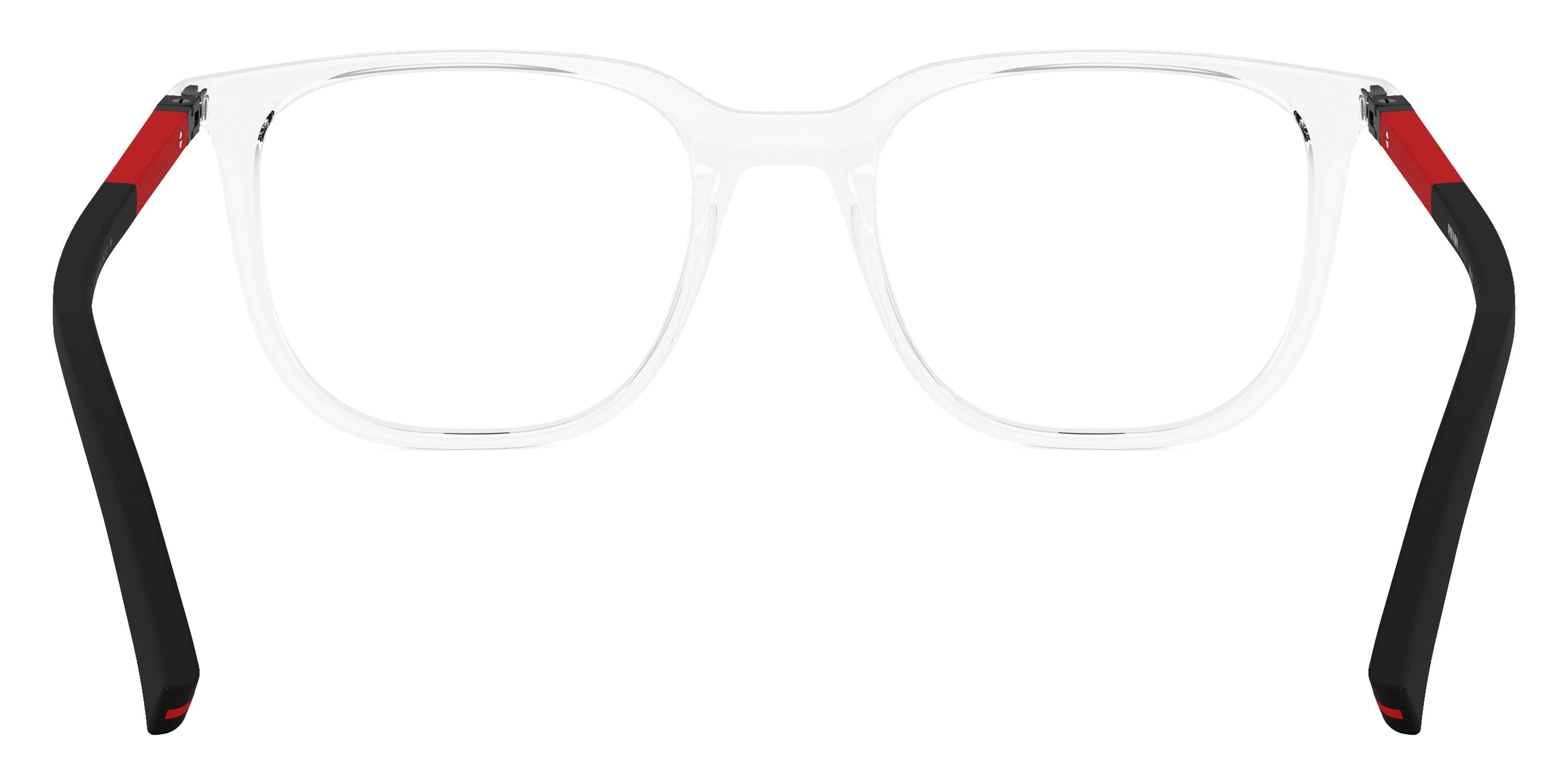 PRADA LINEA ROSSA EYEGLASSES - PS 04RV 2AZ1O1 50 - Transparent/Black Rubber