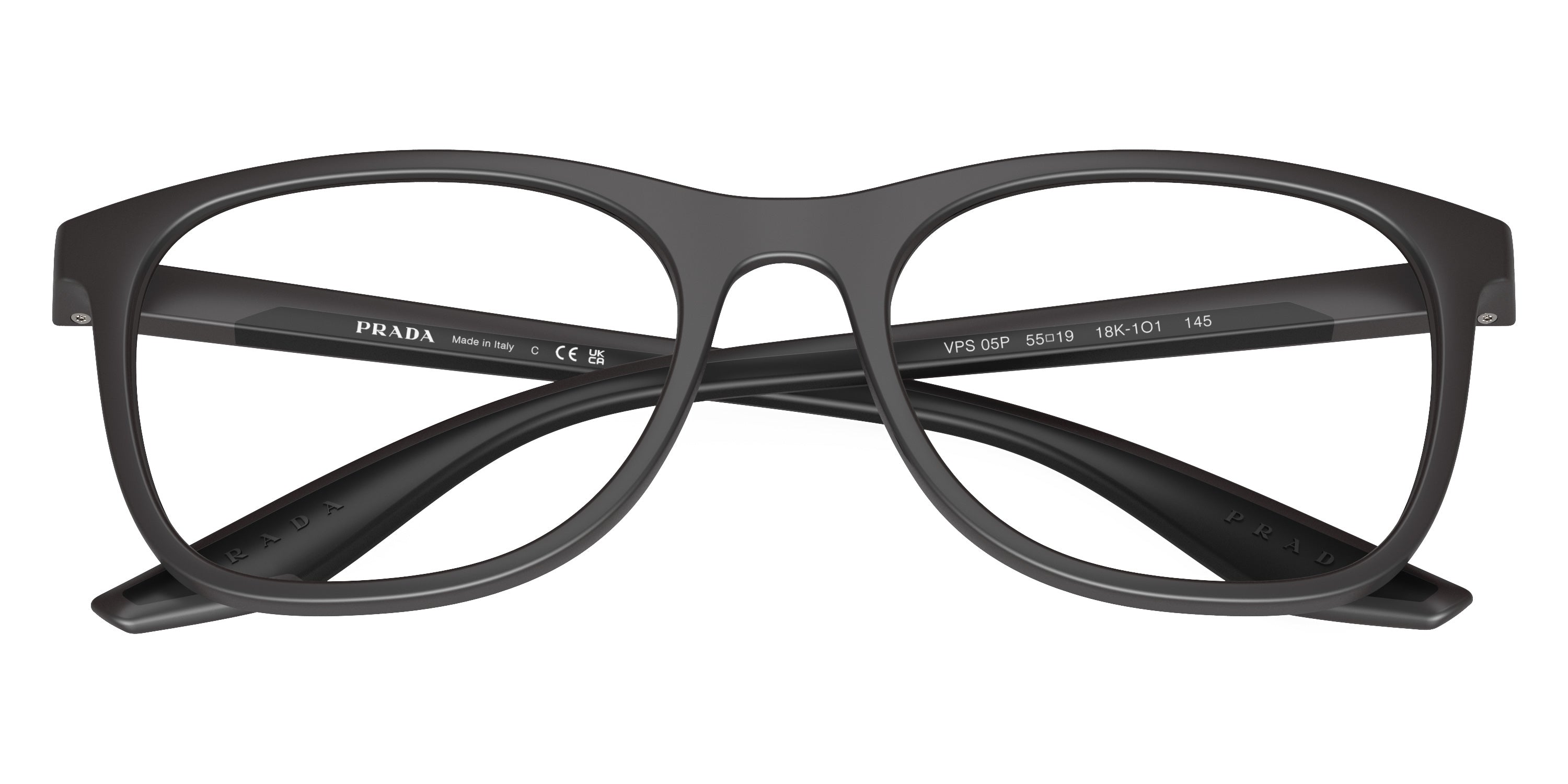 PRADA LINEA ROSSA EYEGLASSES - PS 05PV 18K1O1 55 - Matte Gray