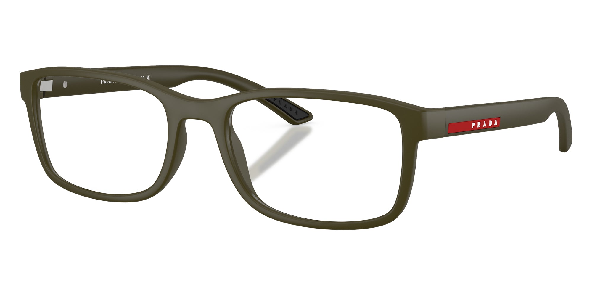 PRADA LINEA ROSSA EYEGLASSES - PS 06RV 15X1O1 53 - Matte Green
