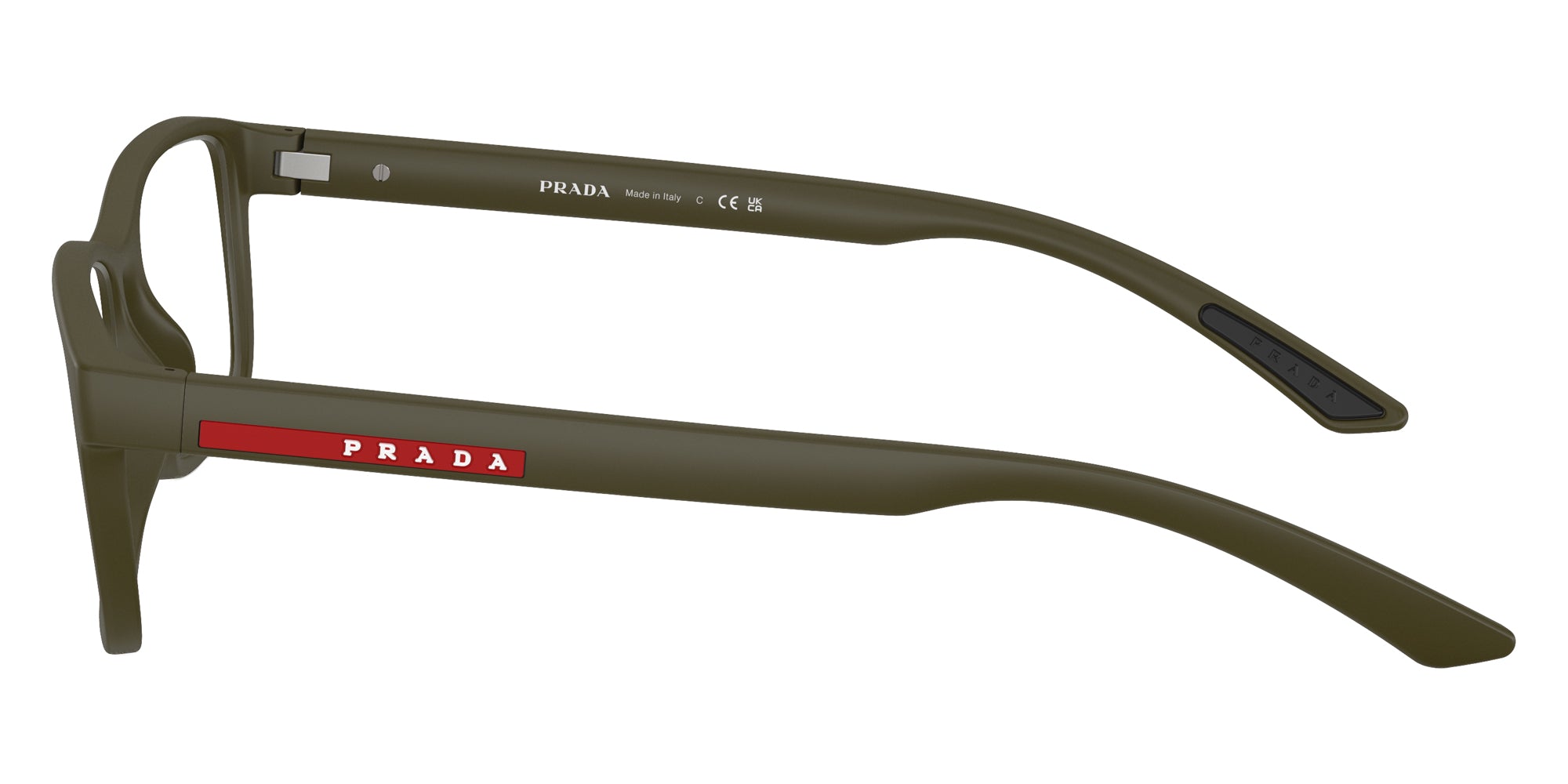 PRADA LINEA ROSSA EYEGLASSES - PS 06RV 15X1O1 53 - Matte Green