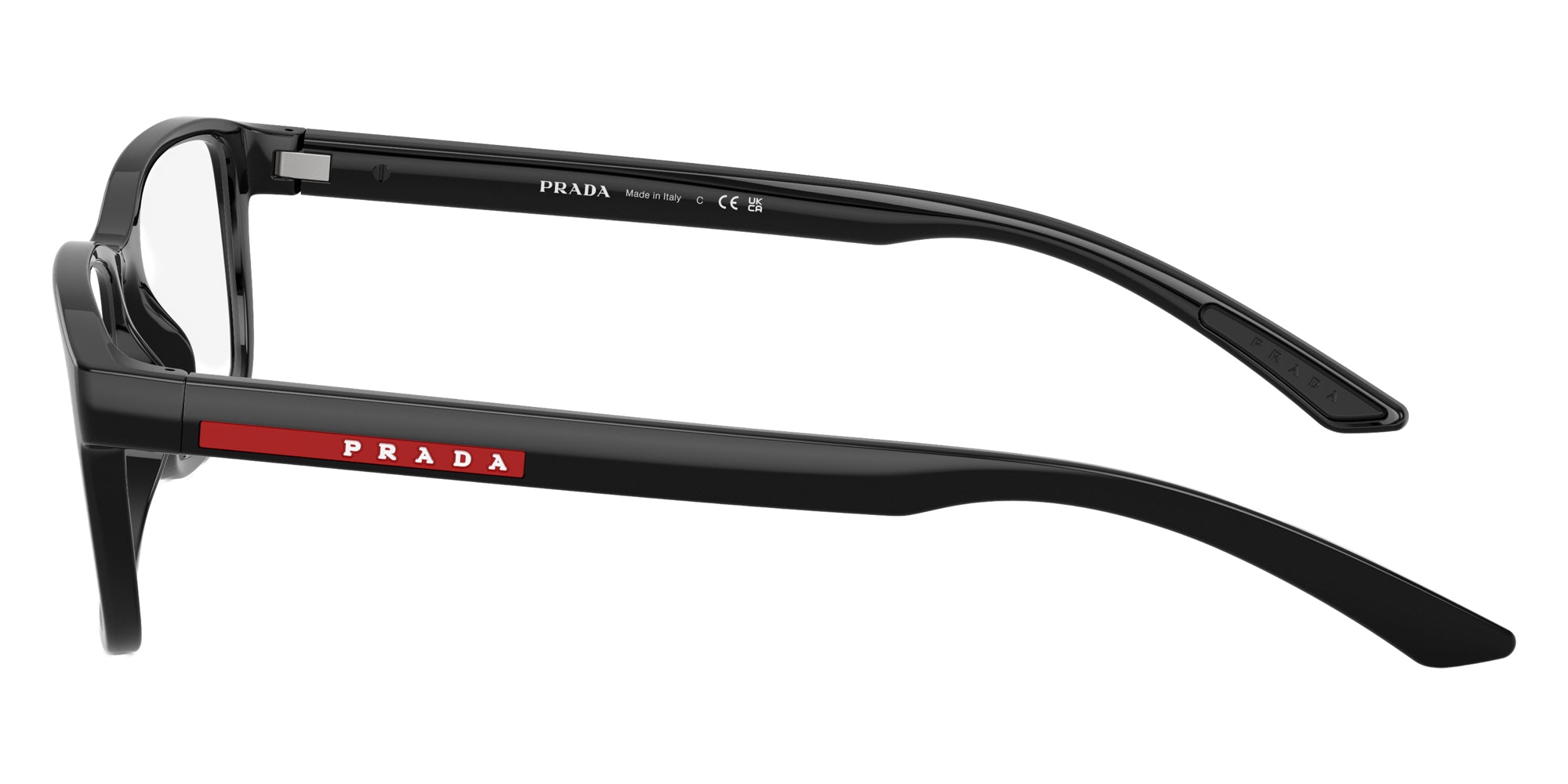 PRADA LINEA ROSSA EYEGLASSES - PS 06RV 1AB1O1 53 - Black