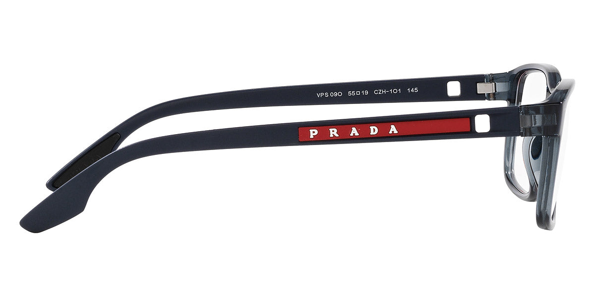 PRADA LINEA ROSSA EYEGLASSES - PS 09OV CZH1O1 55 - Crystal Blue