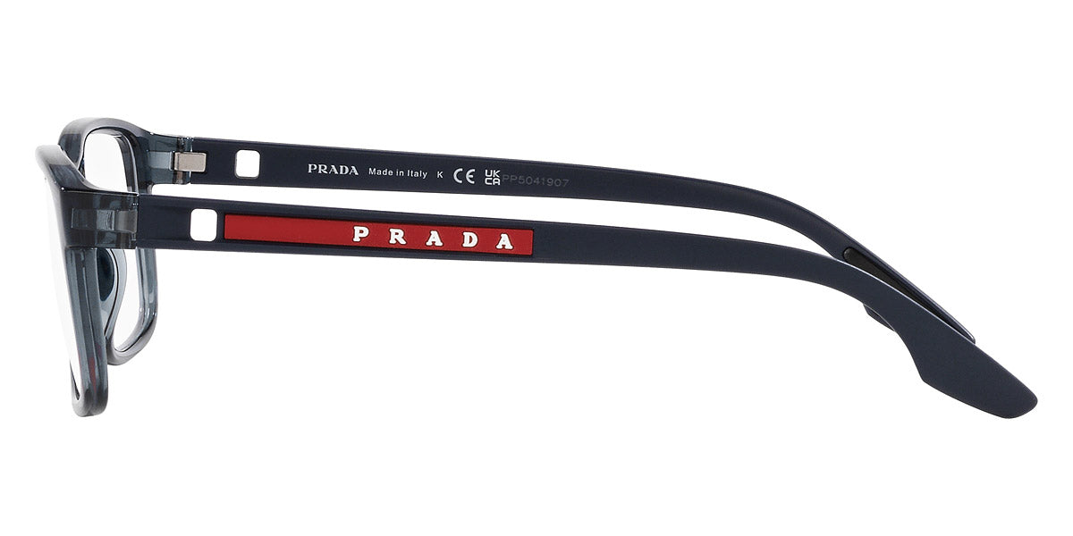 PRADA LINEA ROSSA EYEGLASSES - PS 09OV CZH1O1 55 - Crystal Blue