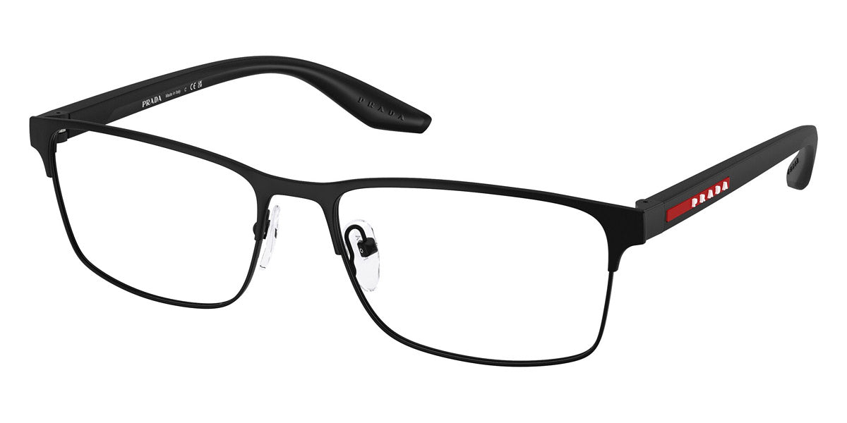 PRADA LINEA ROSSA EYEGLASSES - PS 50PV 1BO1O1 55 - Matte Black