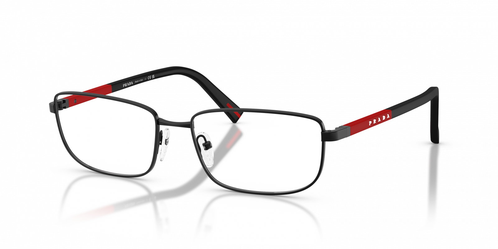 PRADA LINEA ROSSA EYEGLASSES - PS 50SV 1BO1O1 55