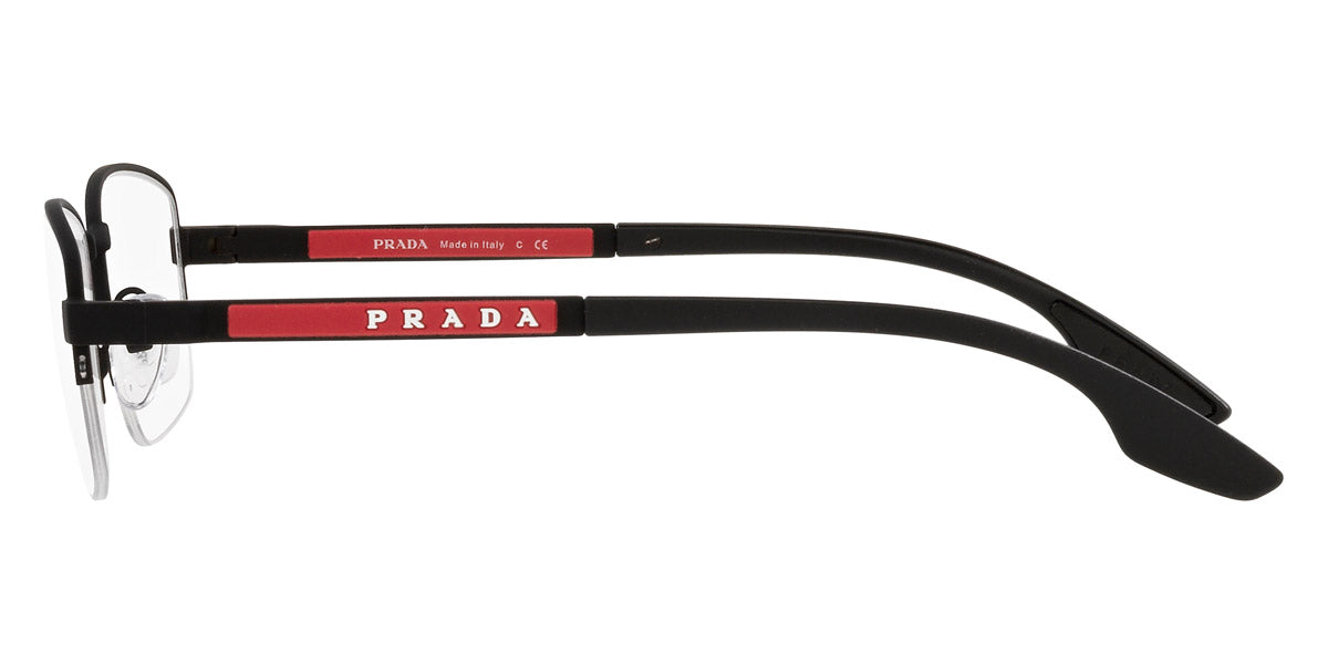 PRADA LINEA ROSSA EYEGLASSES - PS 51OV DG01O1 56 - Black Rubber