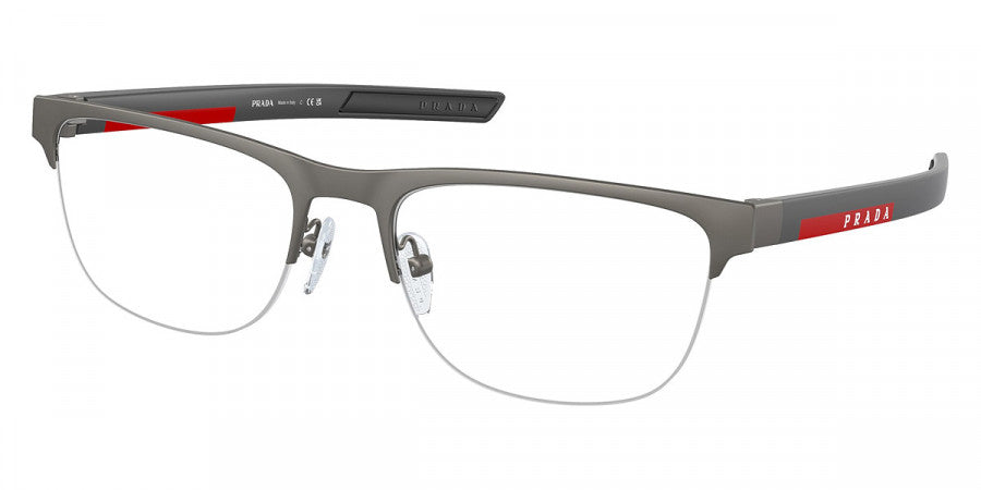 PRADA LINEA ROSSA EYEGLASSES - PS 51QV 19K1O1 55 - Matte Gray