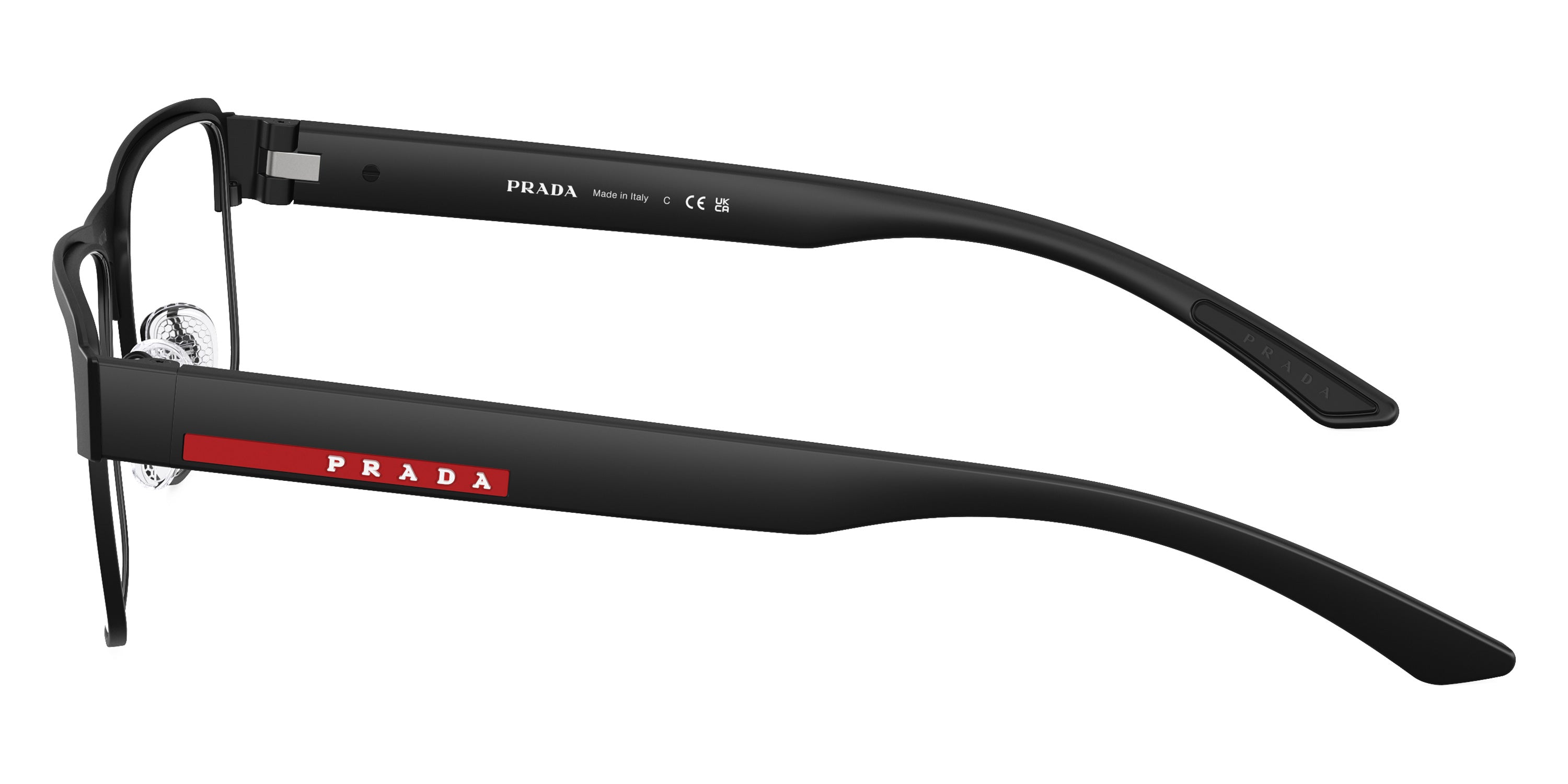 PRADA LINEA ROSSA EYEGLASSES - PS 51RV 07F1O1 54 - Matte Black
