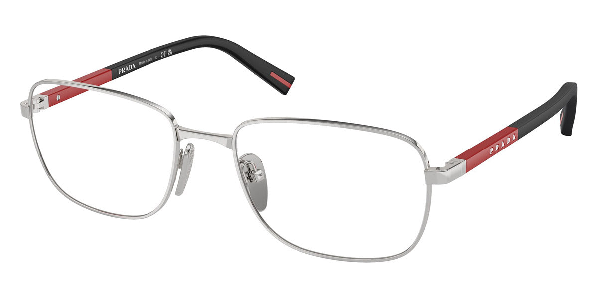 PRADA LINEA ROSSA EYEGLASSES - PS 52QV 1BC1O1 54 - Silver