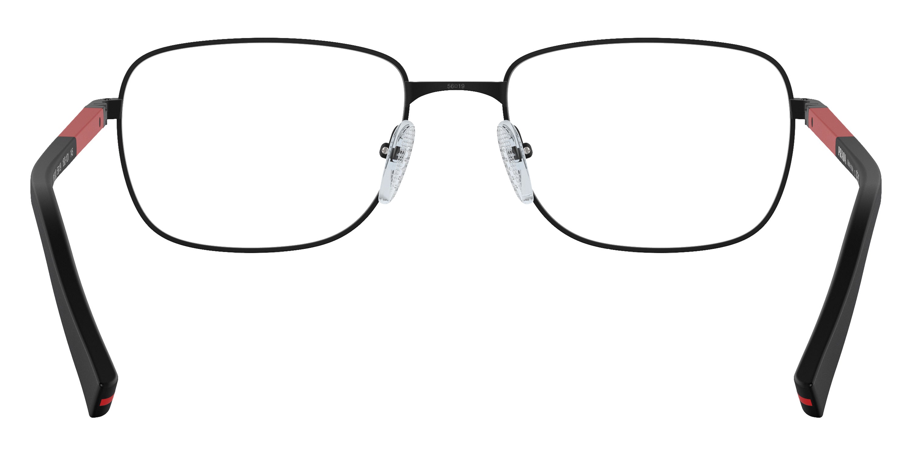 PRADA LINEA ROSSA EYEGLASSES - PS 52QV 1BO1O1 56 - Black Matte