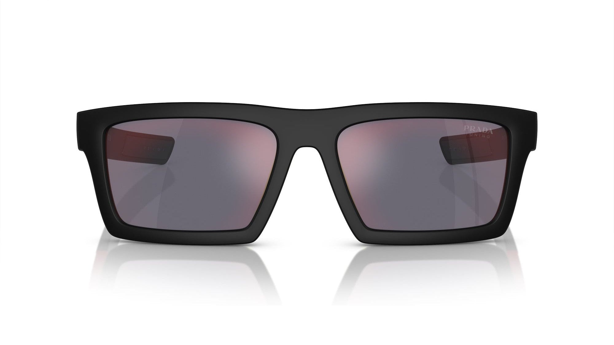 PRADA LINEA ROSSA SUNGLASSES - PS 02ZSU 1BO10A 55 - Matte Black