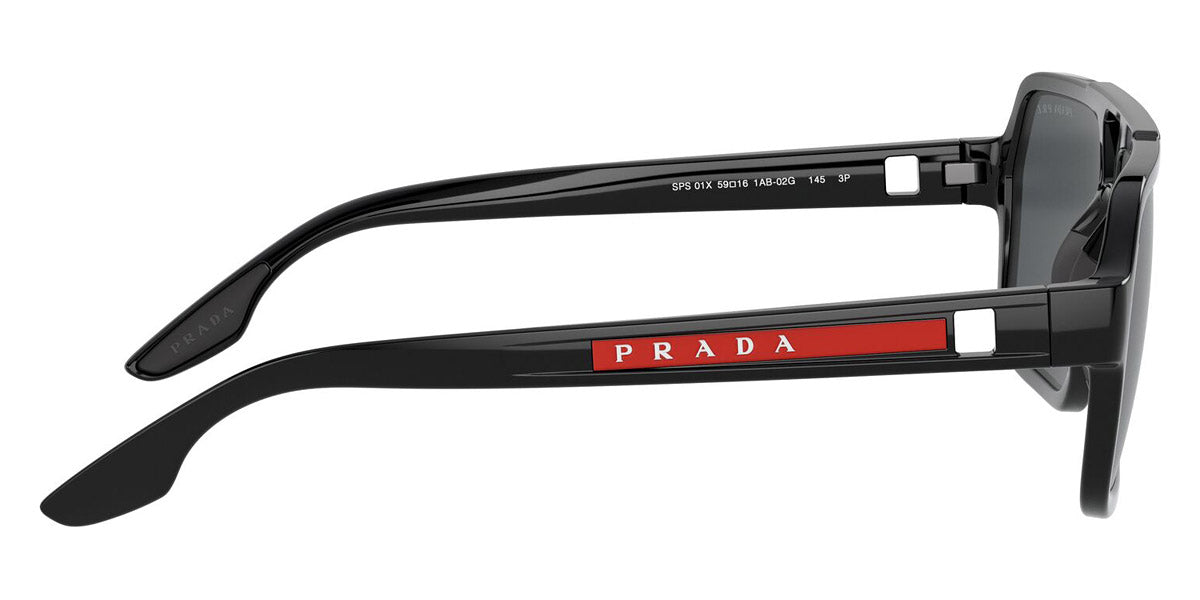 PRADA LINEA ROSSA SUNGLASSES - PS 01XS 1AB02G 59 - Black