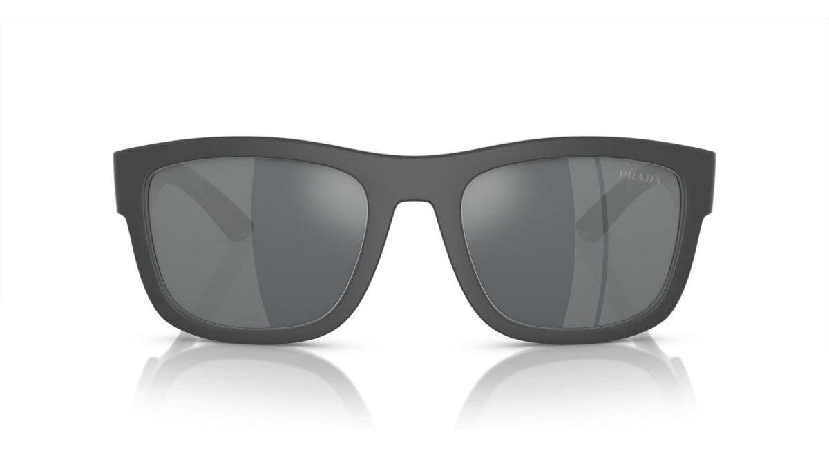 PRADA LINEA ROSSA SUNGLASSES - PS 01ZS UFK5L0 56 - Gray Rubber