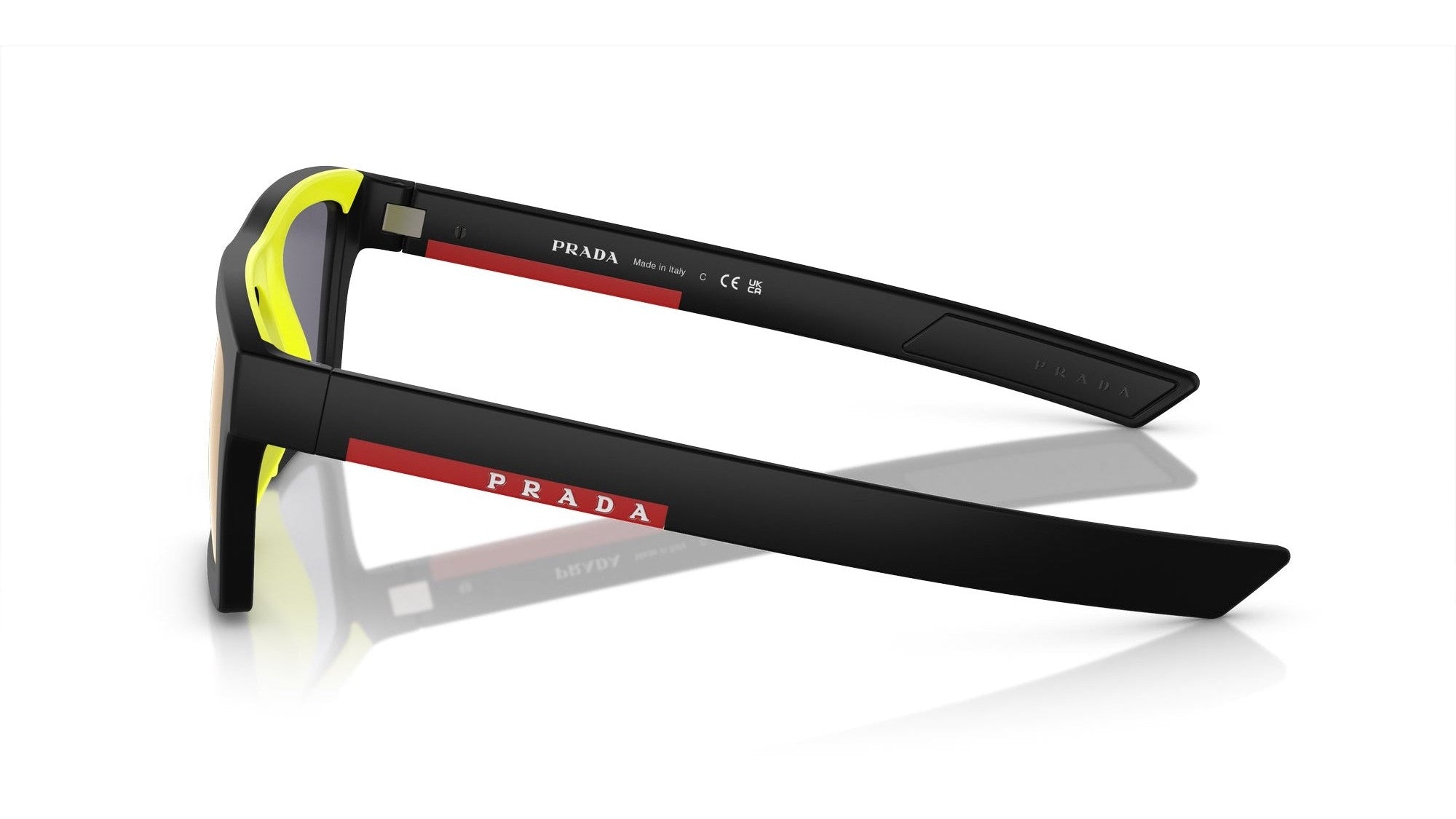 PRADA LINEA ROSSA SUNGLASSES - PS 02ZSU 1BO10A 55 - Matte Black