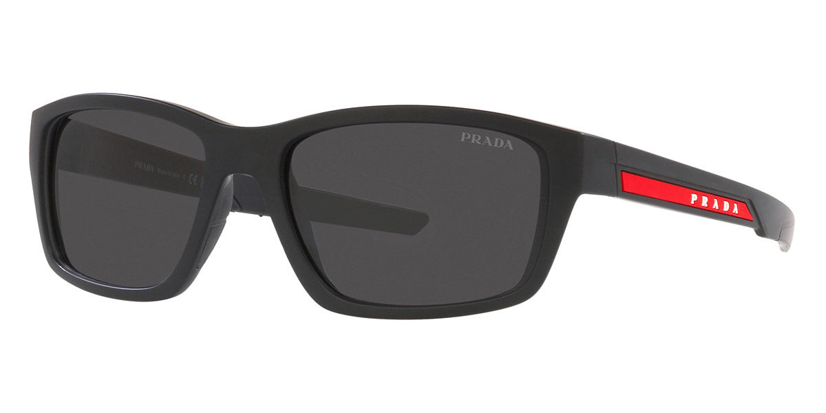 PRADA LINEA ROSSA SUNGLASSES - PS 04YS 1BO06F 57 - Matte Black